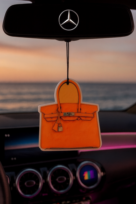 Élégance à suspendre Birkin orange
