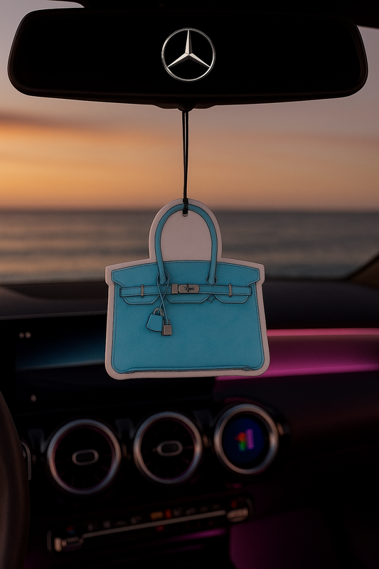 Élégance à suspendre Birkin bleu